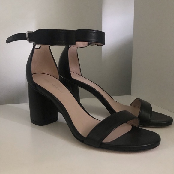 stuart weitzman partly block heel sandals